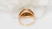 Bague 59 Bague ancienne en or bicolore et diamant 58 Facettes 32523