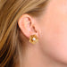 Earrings Clip-on earrings Yellow Gold Pearls 58 Facettes