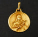 Blank Augis Medal Pendant in Yellow Gold 58 Facettes