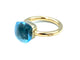 Bague POMELLATO. Bague Nudo Topaze bleue 58 Facettes
