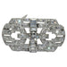 Brooch Art Deco Platinum Diamonds Brooch 58 Facettes 11627