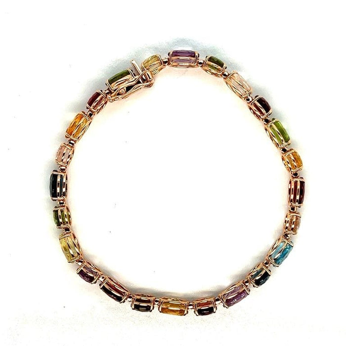 Bracelet Bracelet pierres multicolores 58 Facettes