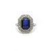 Ring 47 Sapphire & Diamond Ring 58 Facettes 230301R