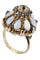 Bague BAGUE ORNEMENTALE OPALES ET SAPHIRS 58 Facettes 057911