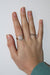 Bague 57 Bague carrée, pavage diamants 58 Facettes 517