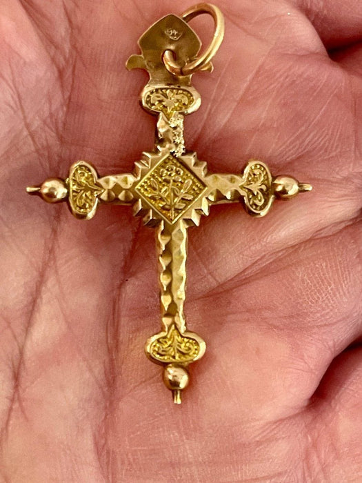 Pendentif Croix Jeannette époque Empire 58 Facettes 873667