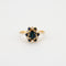Bague 51 Bague Marguerite Saphirs et Diamants 58 Facettes