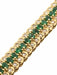 Bracelet Bracelet yellow gold, emeralds and diamonds 58 Facettes