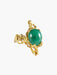 Ring Yellow Gold Aventurine Ring 58 Facettes