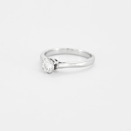 Bague 55 Bague Solitaire or gris diamant 58 Facettes 240033