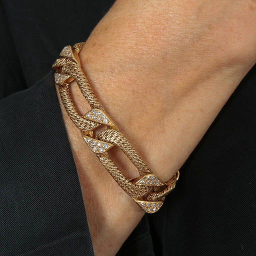 Bracelet GEORGES LENFANT, Rare Bracelet en Or & Diamants 58 Facettes DV0031-1