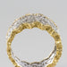 Ring 53 Large gold lace diamond ring 58 Facettes MG43