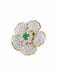 Earrings Daisy Earrings Emeralds Diamonds 58 Facettes