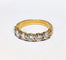 Bague 54.5 Demi-alliance or jaune diamants 58 Facettes 1-891/1