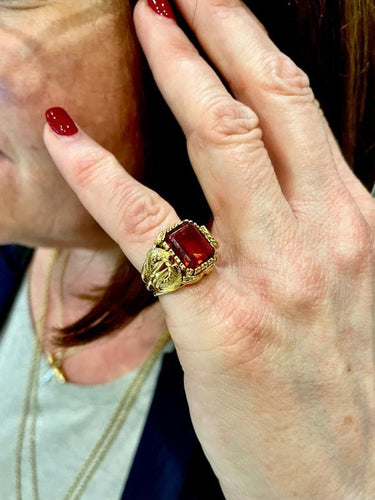 Bague BAGUE ORNEMENTALE CITRINE DE MADÈRE 58 Facettes 046551