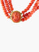 Coral Necklace Necklace 3 rows 58 Facettes