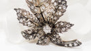 Broche Broche Ancienne En Or Rose Et Argent Ornée De Diamants 58 Facettes 31750