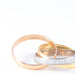 Ring 50 CARTIER “TRINITY” DIAMOND RING 58 Facettes