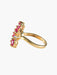 Ring Double leaf ruby ​​ring in yellow gold 58 Facettes LP10-14