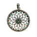 Pendentif Pendentif or blanc émeraudes diamants 58 Facettes 2901