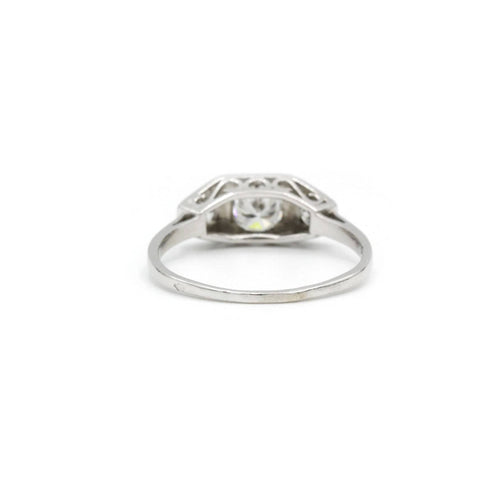 Bague Bague Platine Et Diamants 58 Facettes 230235R