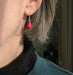 Earrings Silver coral dangling sleeper earrings 58 Facettes