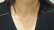 Collier Collier pendentif Chaumet en or blanc et diamants 58 Facettes