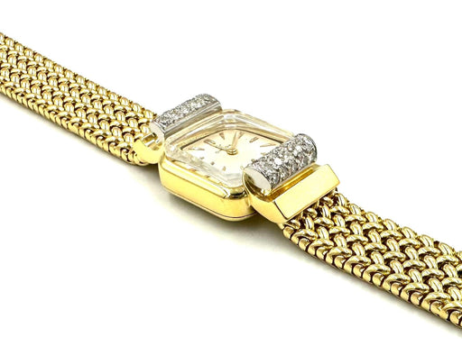 OMEGA watch - Vintage watch 1950, gold and diamonds 58 Facettes