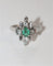 Bague Bague Fleur Moderniste émeraude 58 Facettes 509