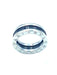 Ring 51 BVLGARI. BZERO1 Save the Chidren collection, silver and ceramic alliance 58 Facettes