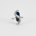 Ring Vintage Ring White Gold Sapphires Diamonds 58 Facettes 3701 LOT