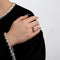 Bague 53 Bague Jarretière 4 Diamants 58 Facettes 1947