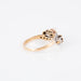 Ring 56 Yellow gold ring Toi & Moi pearl diamonds 58 Facettes