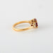 Ring 57.5 Yellow Gold Burmese Ruby & Diamond Ring 58 Facettes