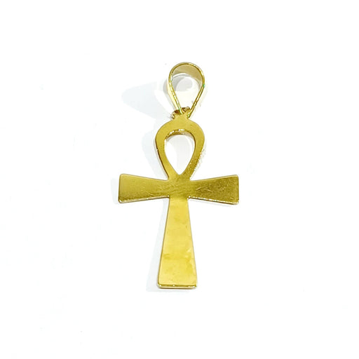 Pendentif Croix Copte Or jaune 58 Facettes