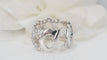Bague 57 Bague collection C Cartier Or blanc Diamants 58 Facettes 32212