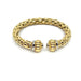 Bracelet Yellow gold and white gold bangle bracelet 58 Facettes