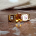 Ring Ring Yellow Sapphire Diamonds 58 Facettes 3402