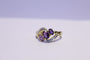 Bague 53 Bague Diamants et Améthystes 58 Facettes