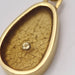 Pendant 18k gold pendant with resin and diamond 58 Facettes E360400B