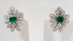 Boucles d'oreilles Boucles d'oreilles émeraudes et diamants 58 Facettes 30089