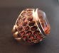 Ring 54 Important Citrine And Garnet Ring, Rose Gold 58 Facettes 689661
