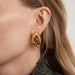 Earrings Citrine Diamond Earrings 58 Facettes