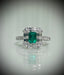 Ring 54 Emerald and Diamond Ring 58 Facettes