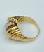 Ring 54 Yellow gold ring with 3 diamonds 58 Facettes