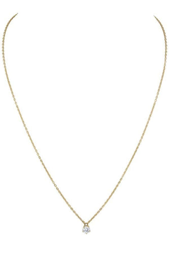 Collier COLLIER DIAMANT PRISONNIER 58 Facettes 055401