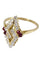 Bague 58 BAGUE MODERNE RUBIS ET DIAMANTS 58 Facettes 057831