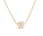 PIAGET Necklace - “Rose” Pendant Rose Gold Diamond 58 Facettes G33U0800