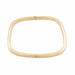 Bracelet Bracelet LUCKY ONE Yellow Gold Rectangle Bangle 58 Facettes 58FBJCARE02