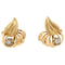 Boucles d'oreilles Boucles d'Oreilles Feuilles Diamants 0.5 Ct 58 Facettes